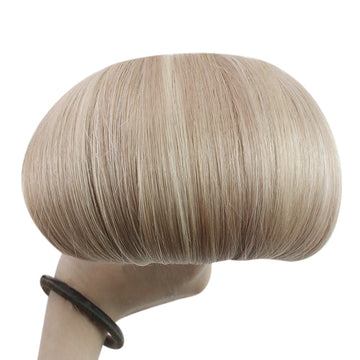 Fshine Handmade Virgin Hair Weft Highlight Color Ash Blonde With Bleach Blonde 100% Hair Sew In Weft Human Hair Bundles(#18/613) - FShine Shop